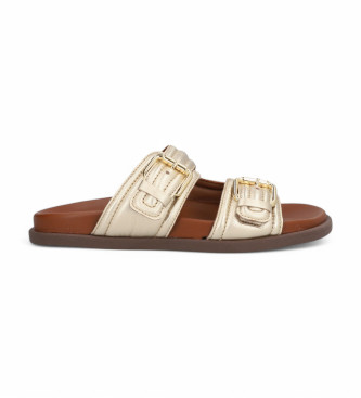 Alpe Golden Isabela Leather Sandals