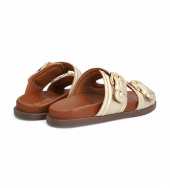 Alpe Golden Isabela Leather Sandals