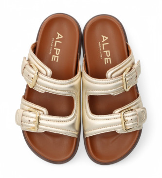 Alpe Golden Isabela Leather Sandals