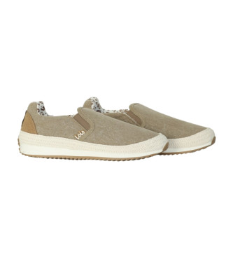 Lois Jeans Taupe slip-on trainers
