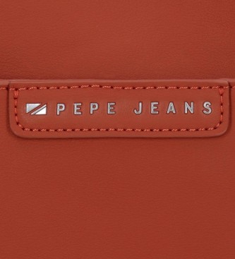 Pepe Jeans Borsa a tracolla con patta Piere rossa