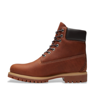 Timberland 6-calowe wodoodporne skórzane buty Road Trip Premium w kolorze brązowym