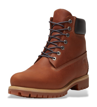 Timberland 6-calowe wodoodporne skórzane buty Road Trip Premium w kolorze brązowym