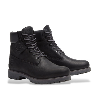 Timberland 6-calowe wodoodporne skórzane buty Road Trip Premium czarne