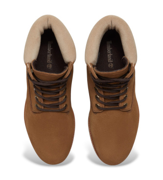 Timberland 6-calowe skórzane buty Premium, wodoodporne, brązowe