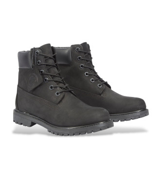Timberland Botas de couro 6 Inch pretas