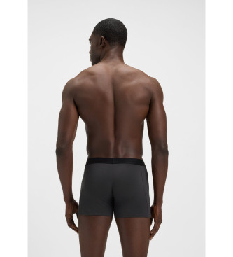 BOSS Confezione da 3 boxer neri, grigi, blu