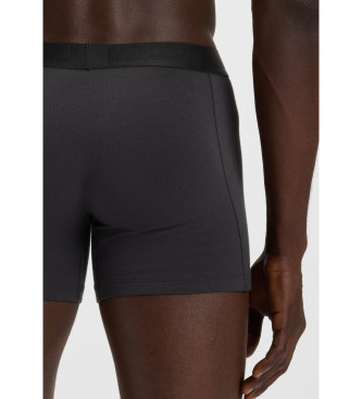 BOSS Confezione da 3 boxer neri, grigi, blu