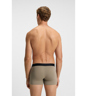BOSS S�t 3 Boxershorts En sort, bl�, brun