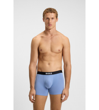 BOSS S�t 3 Boxershorts En sort, bl�, brun