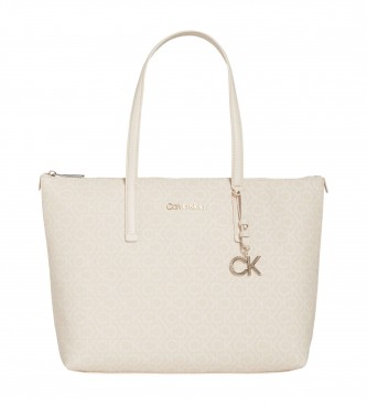Calvin Klein Shopper MD beige bag -27x40x10cm