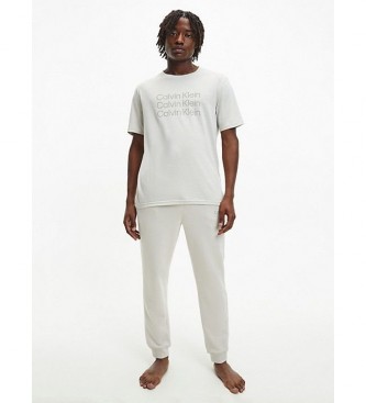 Calvin Klein Calvin Klein Majica 3 sivo-bela