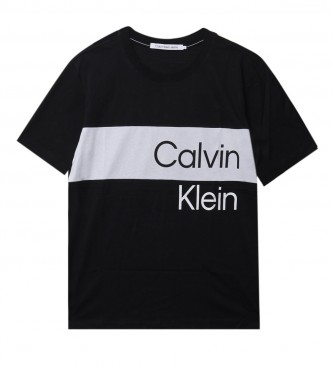 Calvin Klein T-shirt istituzionale Calvin Klein nera