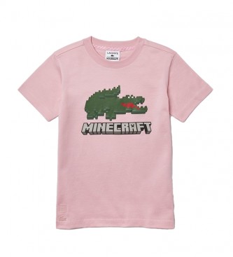 Lacoste Lacoste x Minecraft pink T-shirt
