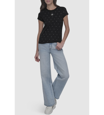 DKNY Punt T-shirt zwart