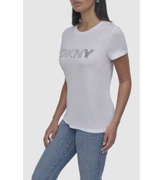 DKNY T-shirt avec logo blanc