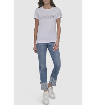 DKNY T-shirt avec logo blanc