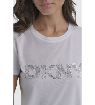 DKNY Camiseta Logo blanco