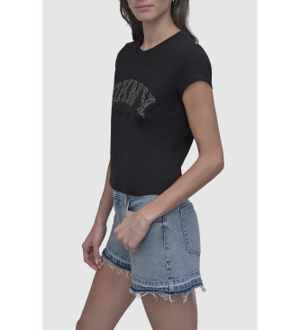 DKNY T-shirt Pearl preta