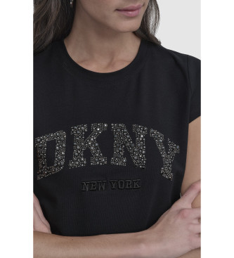 DKNY T-shirt Pearl preta