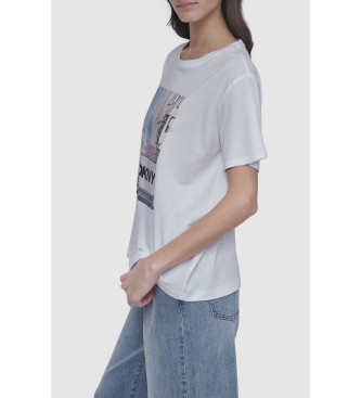 DKNY T-shirt miejski biały