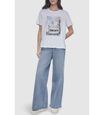 DKNY T-shirt miejski biały