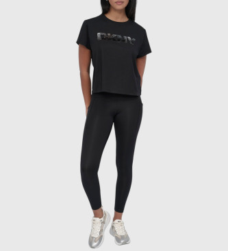 DKNY T-shirt com logtipo preto