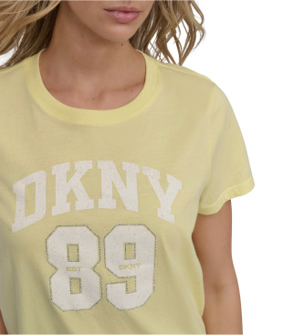 DKNY T-shirt 89 żółty