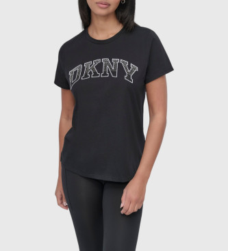 DKNY Varsity logo T-shirt black