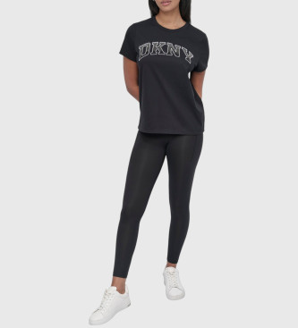 DKNY T-shirt noir avec logo Varsity