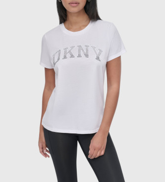 DKNY Biała koszulka z logo