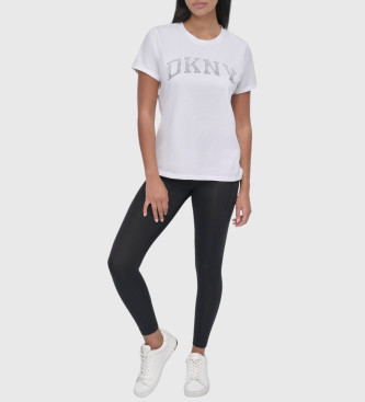 DKNY Camiseta logotipo blanco