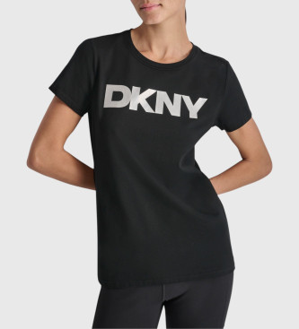 DKNY Logo-T-Shirt schwarz