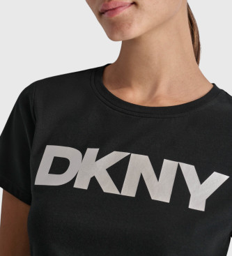 DKNY Koszulka z logo czarna