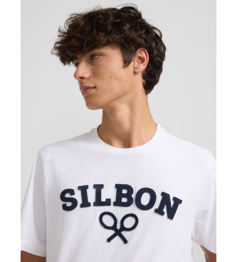 Silbon T-shirt racket sok wit