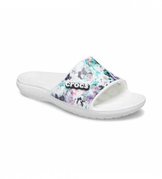 Crocs Flip-flops Classic Crocs TieDye Grphc branco, multicolorido 