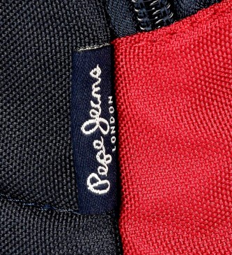 Pepe Jeans Pepe Jeans Clark three compartment pencil case red