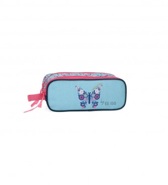 Roll Road Wild and free Roll Road Case Twee compartimenten blauw