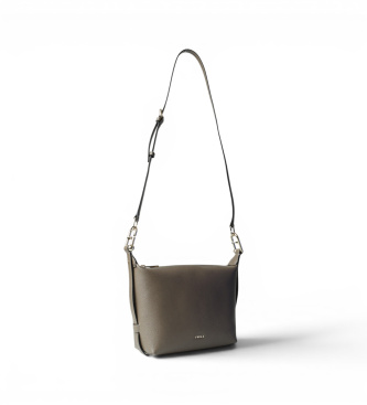 Furla Bolso de Piel Tonie de hombro gris, marrón