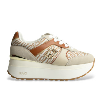 Liu Jo Pantoufles Maxi Wonder plus beige