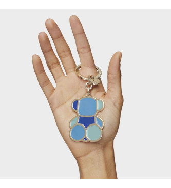 TOUS Tous Bear Faceted Keyring Blue