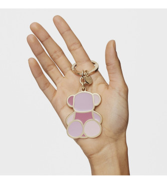 TOUS Tous Bear Faceted Nglering Pink