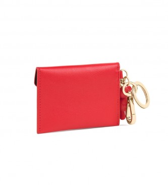 Tous Tous Envelope Red Key Wallet with key ring -1x10x7.5cm