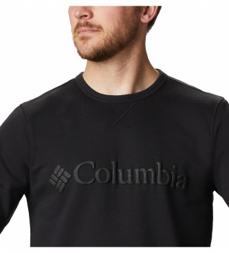 Columbia Logo Fleece Crew Crew Sweatshirt preto