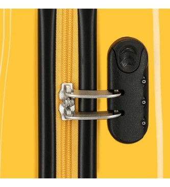 Disney Sacoche de cabine rigide Mickey 3D 55 cm jaune