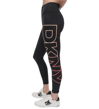 DKNY Rajstopy Logo czarne