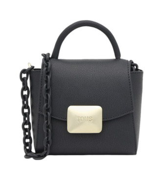 TOUS Tous Lucia Mini Bolsa de Ombro Preto