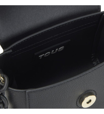 TOUS Tous Lucia Mini Bolsa de Ombro Preto