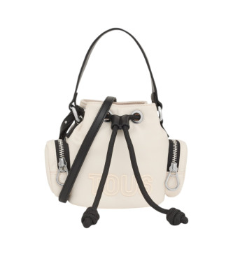 TOUS Tous capiente mini borsa a secchiello beige