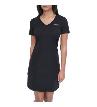 DKNY Vestido Pico negro